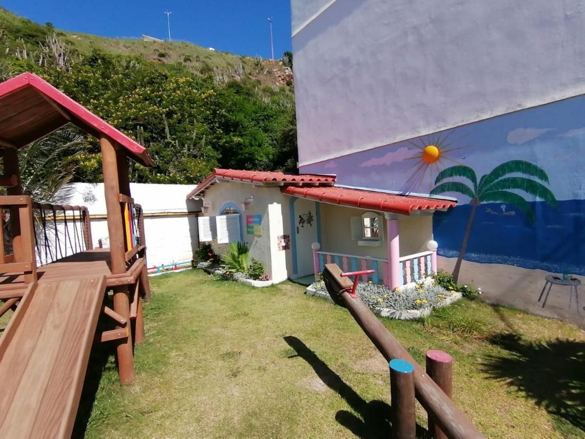 Apto na orla da Praia Grande com piscina e garagem Arraial do Cabo Exterior foto