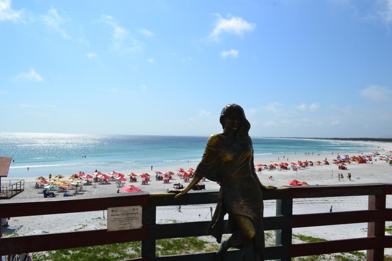 Apto na orla da Praia Grande com piscina e garagem Arraial do Cabo Exterior foto